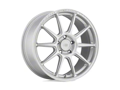 Motegi SS10 Hyper Silver Wheel; 18x8.5; 45mm Offset; 5x100mm Bolt Pattern; 72.56mm Hub Bore