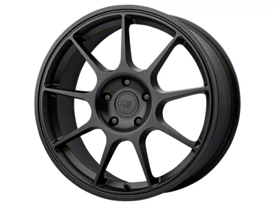 Motegi MR138 Satin Black 4-Wheel Kit; 19x8.5; 45mm Offset; 5x100mm Bolt Pattern; 72.56mm Hub Bore