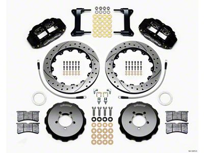 Wilwood Narrow Superlite 6R Front Hat Kit 12.88in Drilled 2012-Up - 140-12870-D