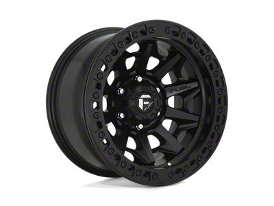 Fuel Wheels Covert Beadlock Matte Black Wheel; 17x9; -15mm Offset