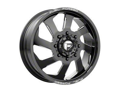 Fuel Wheels FF39D Gloss Black Milled Wheel; 20x8.25; 105mm Offset