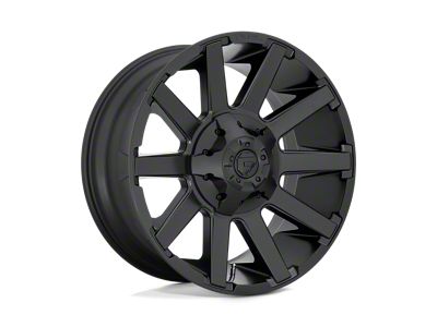 Fuel Wheels Contra Satin Black Wheel; 20x10; -18mm Offset