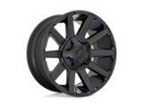 Fuel Wheels Contra Satin Black Wheel; 20x10; -18mm Offset