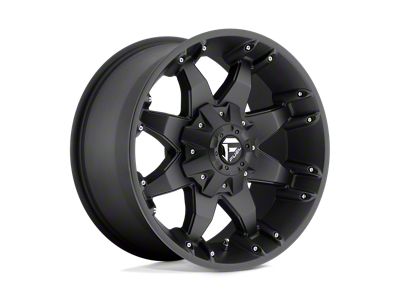 Fuel Wheels Octane Matte Black Wheel; 20x9; -12mm Offset