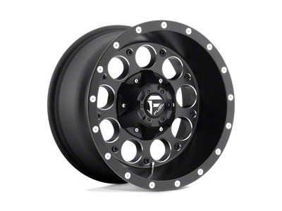 Fuel Wheels Revolver Matte Black Milled Wheel; 15x8; -18mm Offset