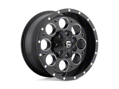 Fuel Wheels Revolver Matte Black Milled Wheel; 16x8; 1mm Offset
