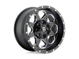 Fuel Wheels Boost Matte Black Milled Wheel; 18x9; 1mm Offset; 5x114.3/5x127mm Bolt Pattern; 78.10mm Hub Bore