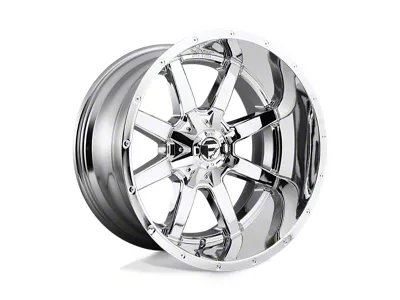 Fuel Wheels Maverick Chrome Wheel; 17x9; 20mm Offset; 6x135/6x139.7mm Bolt Pattern; 106.10mm Hub Bore