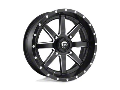 Fuel Wheels Maverick Matte Black Milled Wheel; 18x7; 13mm Offset