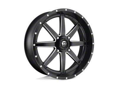 Fuel Wheels Maverick Matte Black Milled Wheel; 22x7; 13mm Offset
