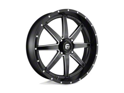 Fuel Wheels Maverick Matte Black Milled Wheel; 24x7; 13mm Offset