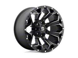 Fuel Wheels Assault Satin Black Milled Wheel; 20x10; -18mm Offset; 5x114.3/5x127mm Bolt Pattern; 78.10mm Hub Bore