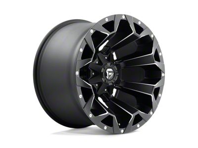 Fuel Wheels Assault Satin Black Milled Wheel; 20x12; -43mm Offset