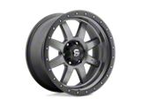 Fuel Wheels Trophy Matte Anthracite with Black Ring Wheel; 17x8.5; 6mm Offset; 6x135mm Bolt Pattern; 87.10mm Hub Bore