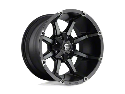 Fuel Wheels Coupler Matte Black Double Dark Tint Wheel; 18x9; 19mm Offset
