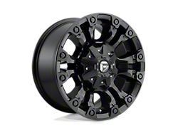 Fuel Wheels Vapor Matte Black Wheel; 15x8; -16mm Offset; 5x114.3/5x120.65mm Bolt Pattern; 72.56mm Hub Bore