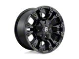 Fuel Wheels Vapor Matte Black Wheel; 18x9; -12mm Offset; 5x114.3/5x127mm Bolt Pattern; 78.10mm Hub Bore