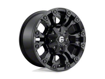 Fuel Wheels Vapor Matte Black Wheel; 18x9; -12mm Offset; 5x114.3/5x127mm Bolt Pattern; 78.10mm Hub Bore