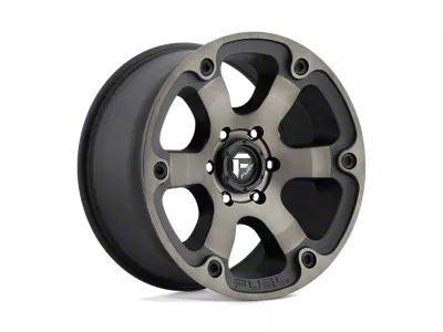 Fuel Wheels Beast Matte Black Machined Wheel; 20x9; 1mm Offset