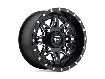 Fuel Wheels Lethal Matte Black Milled Wheel; 14x7; 13mm Offset