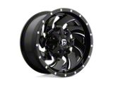 Fuel Wheels Cleaver Gloss Black Milled Wheel; 20x9; 20mm Offset; 5x139.7/5x150mm Bolt Pattern; 110.10mm Hub Bore