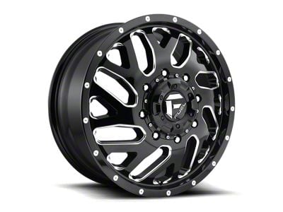 Fuel Wheels Triton Gloss Black Milled Wheel; 22x8.25; 105mm Offset