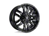 Fuel Wheels Sledge Gloss Black Milled Wheel; 18x9; 1mm Offset