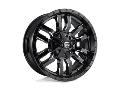 Fuel Wheels Sledge Gloss Black Milled Wheel; 22x12; -44mm Offset
