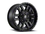 Fuel Wheels Sledge Gloss and Matte Black Wheel; 18x9; -12mm Offset; 6x135/6x139.7mm Bolt Pattern; 106.10mm Hub Bore