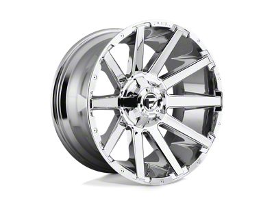 Fuel Wheels Contra Chrome Wheel; 22x12; -43mm Offset; 6x135/6x139.7mm Bolt Pattern; 106.10mm Hub Bore