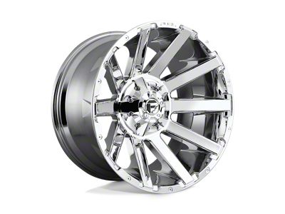 Fuel Wheels Contra Chrome Wheel; 22x12; -44mm Offset; 8x170mm Bolt Pattern; 125.10mm Hub Bore