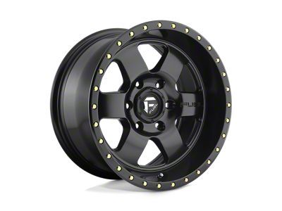 Fuel Wheels Podium Matte Black Wheel; 20x9; 2mm Offset; 6x139.7mm Bolt Pattern; 106.10mm Hub Bore