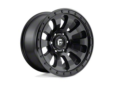 Fuel Wheels Tactic Matte Black Wheel; 20x9; 1mm Offset