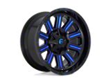 Fuel Wheels Hardline Gloss Black with Blue Tinted Clear Wheel; 20x9; 20mm Offset; 6x135/6x139.7mm Bolt Pattern; 106.10mm Hub Bore