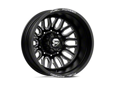 Fuel Wheels FFC66 Matte Black Milled Wheel; 20x8.25; -202mm Offset