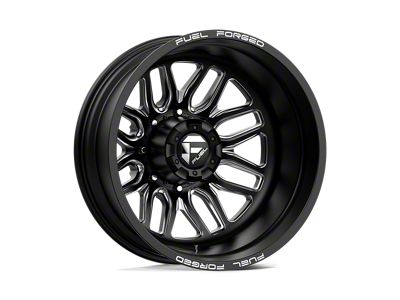 Fuel Wheels FFC66 Matte Black Milled Wheel; 20x8.25; -202mm Offset