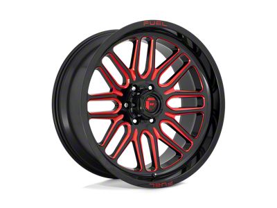 Fuel Wheels Ignite Gloss Black with Red Tinted Clear Wheel; 20x9; 19mm Offset