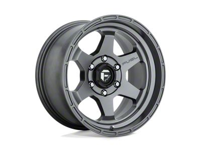Fuel Wheels Shok Matte Gunmetal Wheel; 17x9; -12mm Offset