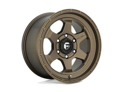 Fuel Wheels Shok Matte Bronze Wheel; 17x9; 20mm Offset; 6x139.7mm Bolt Pattern; 106.10mm Hub Bore