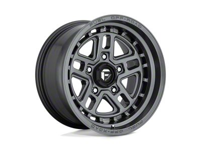 Fuel Wheels Nitro Matte Gunmetal Wheel; 17x9; -12mm Offset; 5x127mm Bolt Pattern; 71.50mm Hub Bore