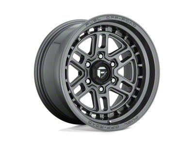 Fuel Wheels Nitro Matte Gunmetal Wheel; 17x9; -12mm Offset; 6x139.7mm Bolt Pattern; 106.10mm Hub Bore