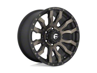 Fuel Wheels Blitz Matte Black with Dark Tint Wheel; 17x9; -12mm Offset