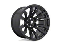 Fuel Wheels Blitz Gloss Black Wheel; 17x9; -12mm Offset; 6x139.7mm Bolt Pattern; 106.10mm Hub Bore 