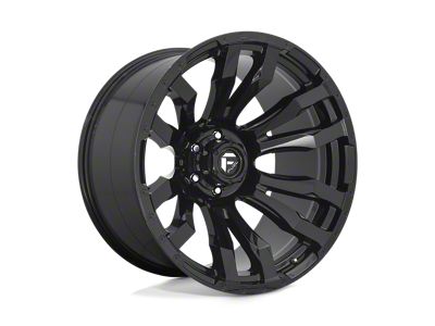 Fuel Wheels Blitz Gloss Black Wheel; 18x9; 1mm Offset; 6x135mm Bolt Pattern; 87.10mm Hub Bore