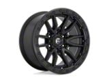 Fuel Wheels Rebel Matte Black Wheel; 16x8; 1mm Offset; 6x139.7mm Bolt Pattern; 106.10mm Hub Bore