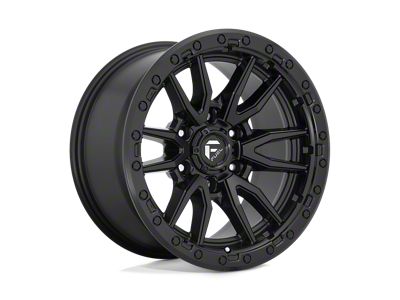 Fuel Wheels Rebel Matte Black Wheel; 20x9; 20mm Offset; 6x135mm Bolt Pattern; 87.10mm Hub Bore