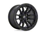 Fuel Wheels Rebel Matte Black Wheel; 20x9; 20mm Offset; 6x139.7mm Bolt Pattern; 106.10mm Hub Bore