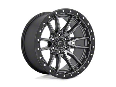 Fuel Wheels Rebel Matte Gunmetal Wheel; 20x10; -18mm Offset