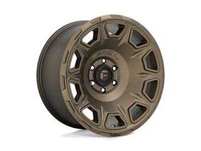 Fuel Wheels Vengeance Matte Bronze Wheel; 17x9; -12mm Offset; 6x139.7mm Bolt Pattern; 106.10mm Hub Bore