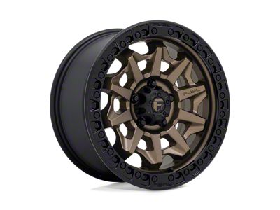 Fuel Wheels Covert Matte Bronze Black Bead Ring Wheel; 17x8.5; 34mm Offset; 5x120mm Bolt Pattern; 65.07mm Hub Bore